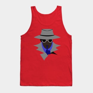 Lady Grey shush (afro): A Cybersecurity Design Tank Top